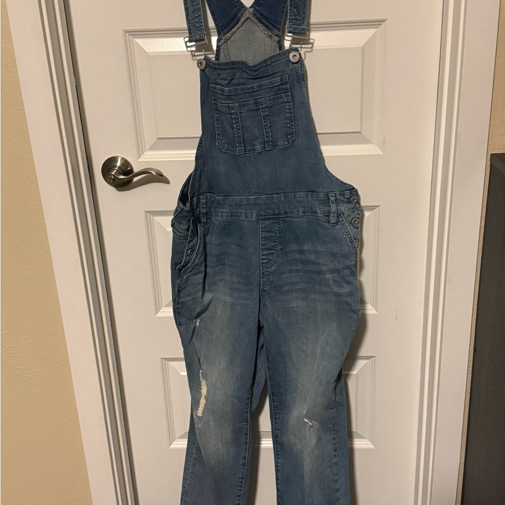 Torrid Light Blue Denim Overalls